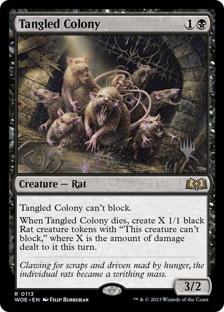 Tangled Colony (Promo Pack) [Wilds of Eldraine Promos] | Good Games Cannington