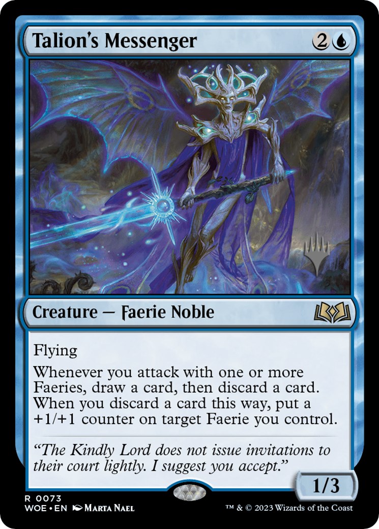 Talion's Messenger (Promo Pack) [Wilds of Eldraine Promos] | Good Games Cannington