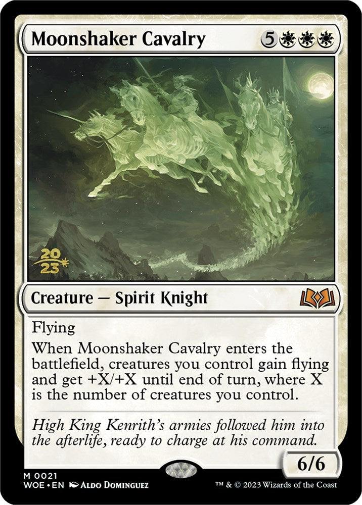 Moonshaker Cavalry [Wilds of Eldraine Prerelease Promos] | Good Games Cannington