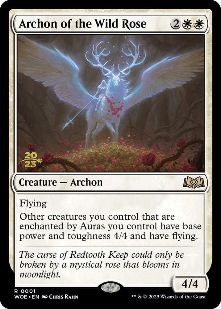 Archon of the Wild Rose [Wilds of Eldraine Prerelease Promos] | Good Games Cannington