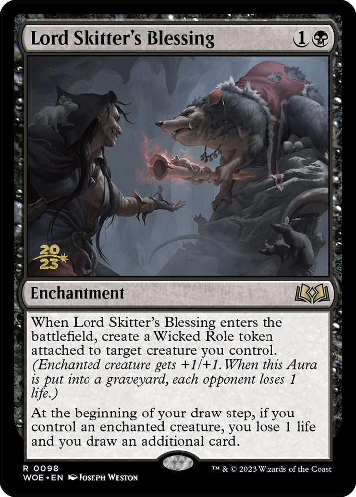 Lord Skitter's Blessing [Wilds of Eldraine Prerelease Promos] | Good Games Cannington