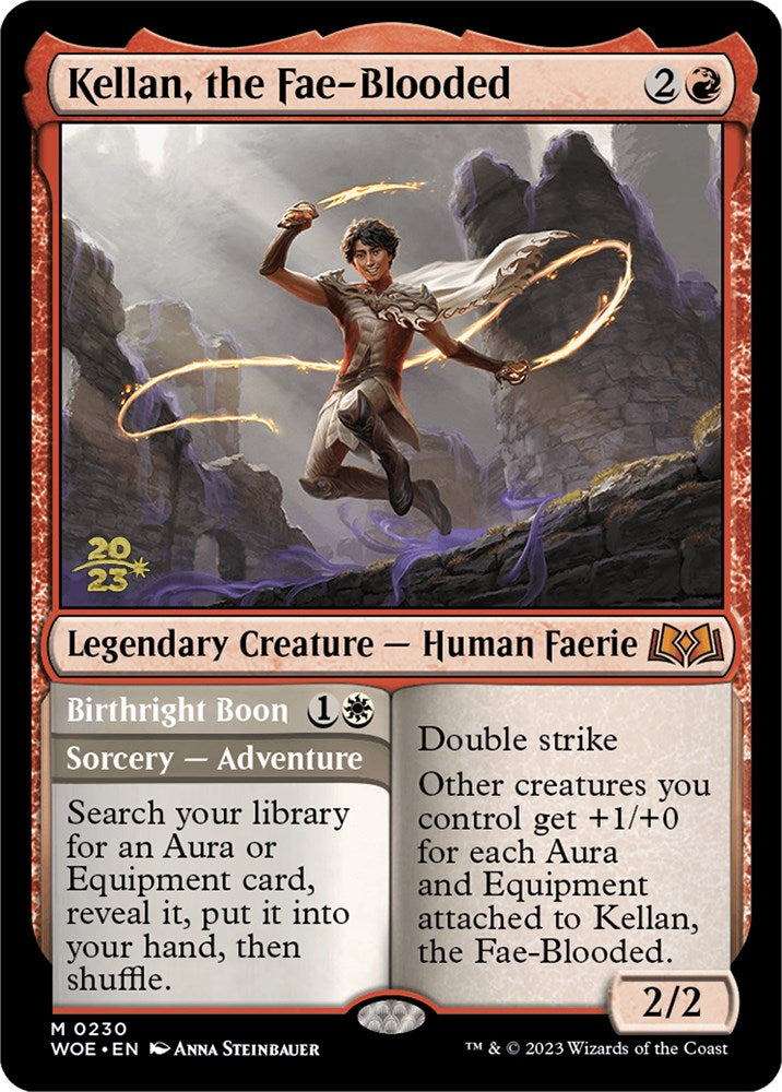 Kellan, the Fae-Blooded [Wilds of Eldraine Prerelease Promos] | Good Games Cannington