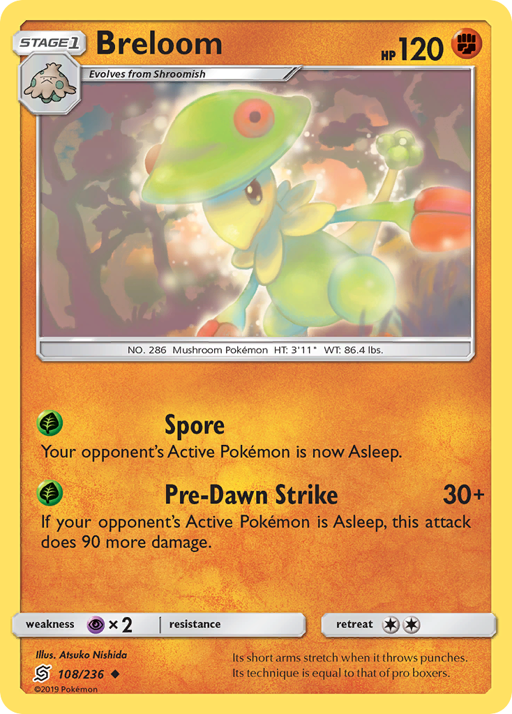 Breloom (108/236) [Sun & Moon: Unified Minds] | Good Games Cannington