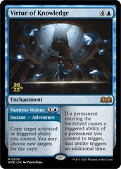 Virtue of Knowledge // Vantress Visions (Promo Pack) [Wilds of Eldraine Promos] | Good Games Cannington