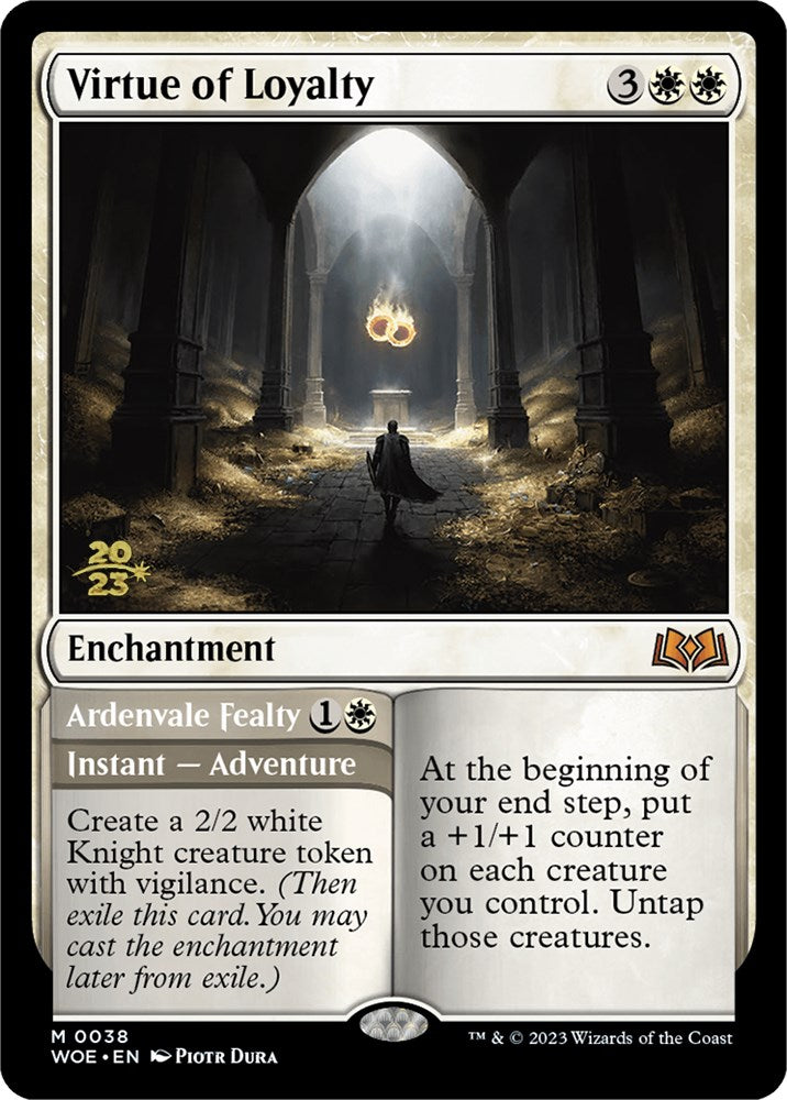 Virtue of Loyalty // Ardenvale Fealty [Wilds of Eldraine Prerelease Promos] | Good Games Cannington