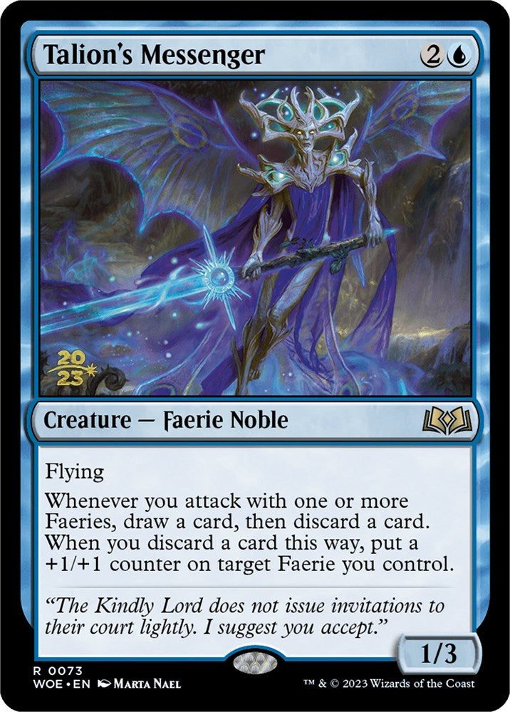 Talion's Messenger [Wilds of Eldraine Prerelease Promos] | Good Games Cannington