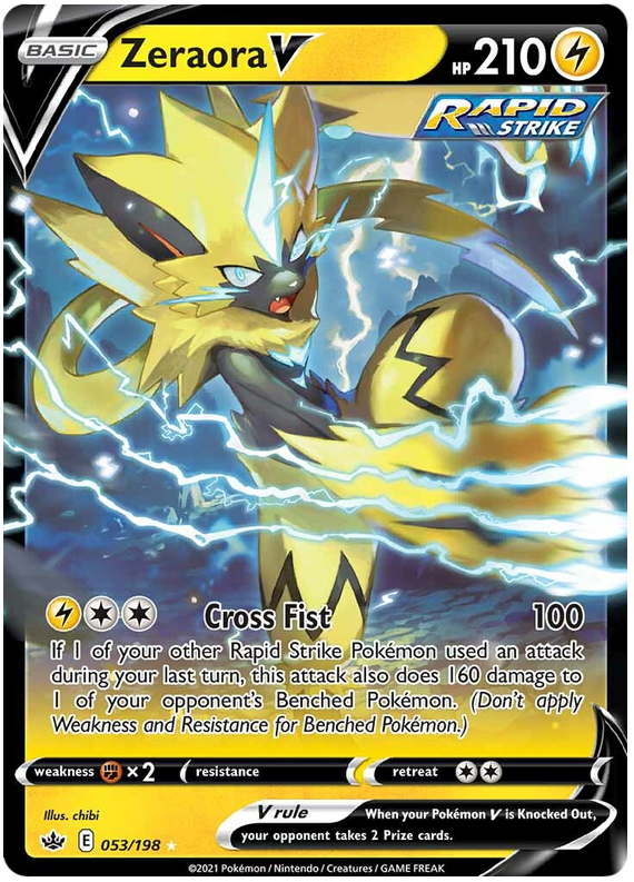 Zeraora V (053/198) [Sword & Shield: Chilling Reign] | Good Games Cannington