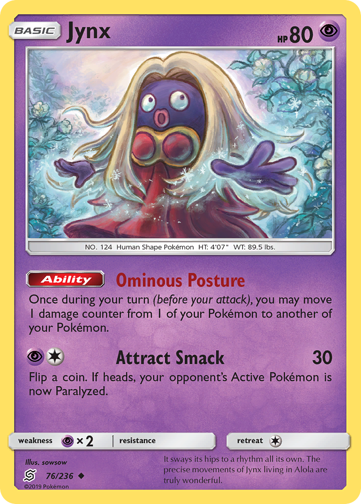 Jynx (76/236) [Sun & Moon: Unified Minds] | Good Games Cannington