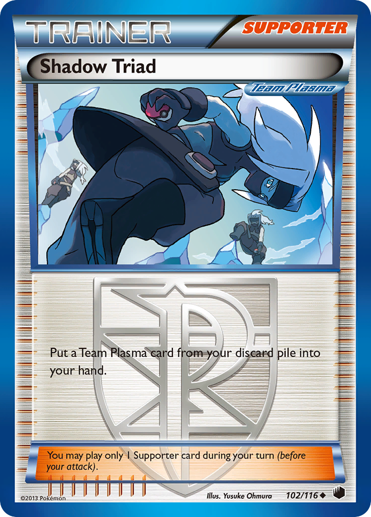 Shadow Triad (102/116) [Black & White: Plasma Freeze] | Good Games Cannington