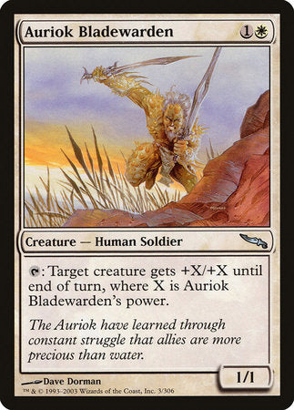 Auriok Bladewarden [Mirrodin] | Good Games Cannington