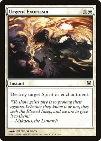 Urgent Exorcism [Innistrad] | Good Games Cannington
