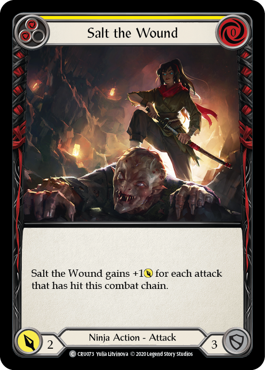 Salt the Wound [CRU073] 1st Edition Normal | Good Games Cannington