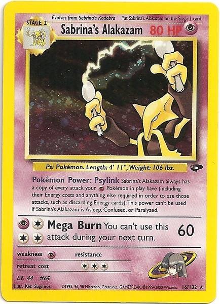 Sabrina's Alakazam (16/132) [Gym Challenge Unlimited] | Good Games Cannington