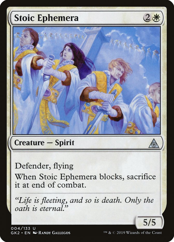 Stoic Ephemera [Ravnica Allegiance Guild Kit] | Good Games Cannington