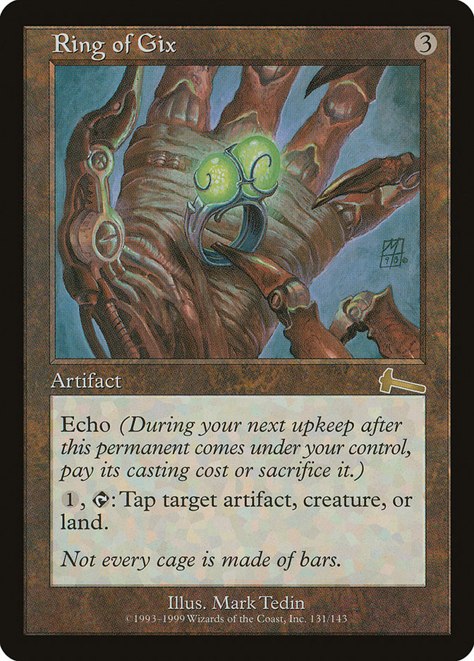 Ring of Gix [Urza's Legacy] | Good Games Cannington