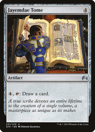 Jayemdae Tome [Magic Origins] | Good Games Cannington