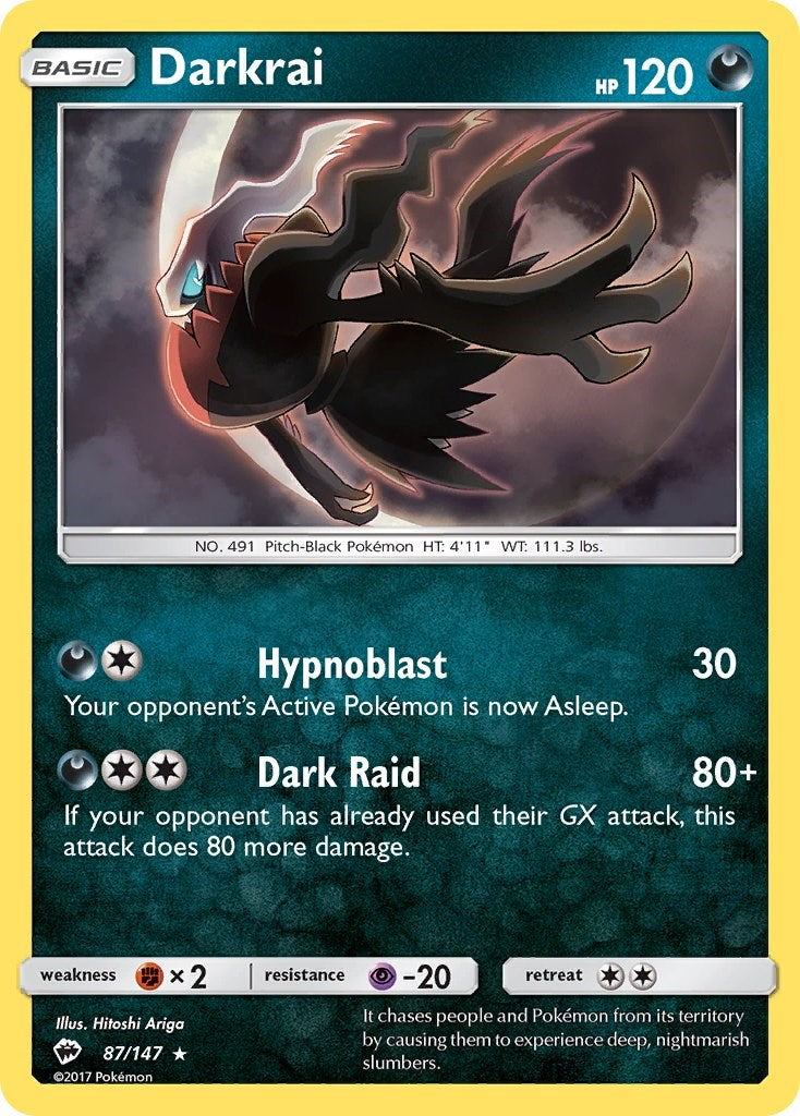Darkrai (87/147) [Sun & Moon: Burning Shadows] | Good Games Cannington