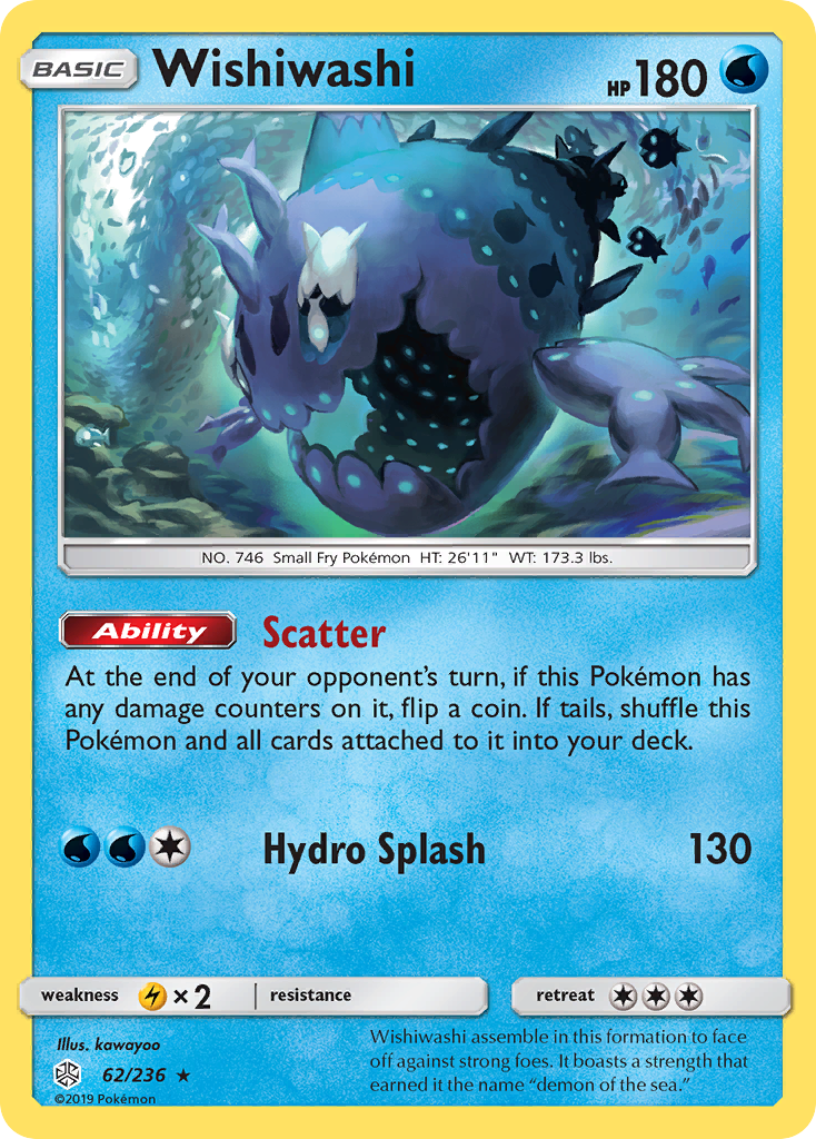 Wishiwashi (62/236) [Sun & Moon: Cosmic Eclipse] | Good Games Cannington