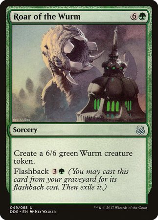 Roar of the Wurm [Duel Decks: Mind vs. Might] | Good Games Cannington