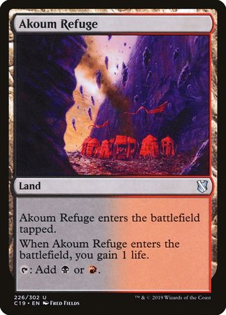 Akoum Refuge [Commander 2019] | Good Games Cannington