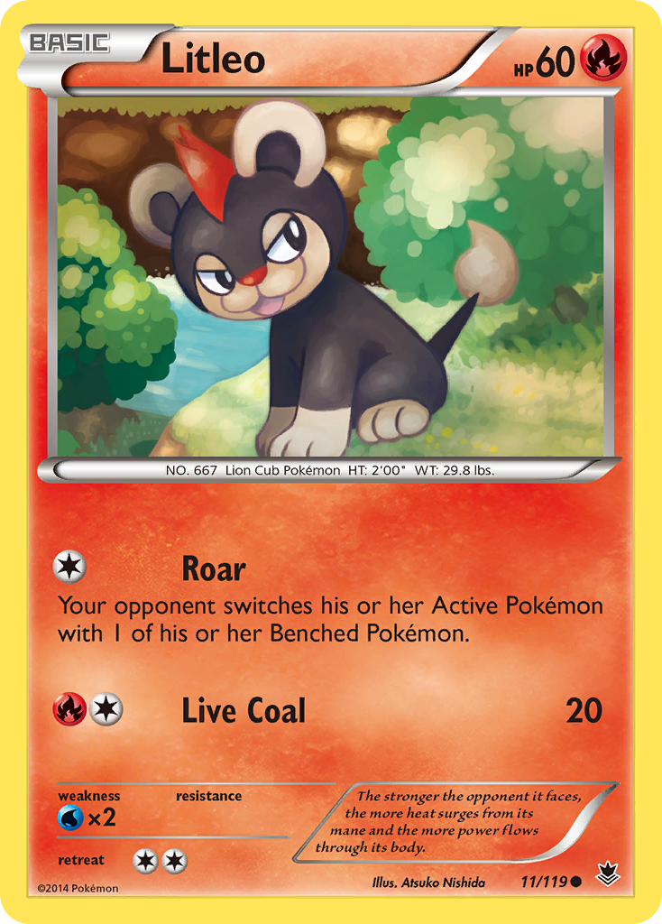 Litleo (11/119) [XY: Phantom Forces] | Good Games Cannington