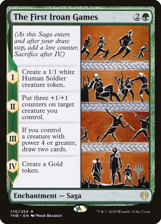 The First Iroan Games (Promo Pack) [Theros Beyond Death Promos] | Good Games Cannington