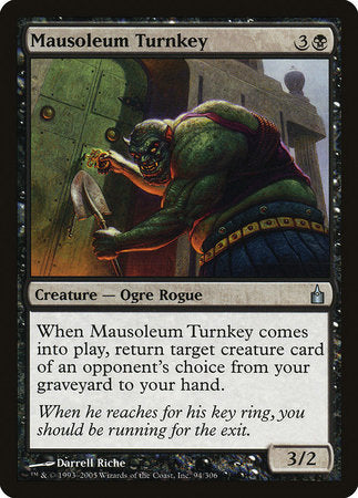 Mausoleum Turnkey [Ravnica: City of Guilds] | Good Games Cannington