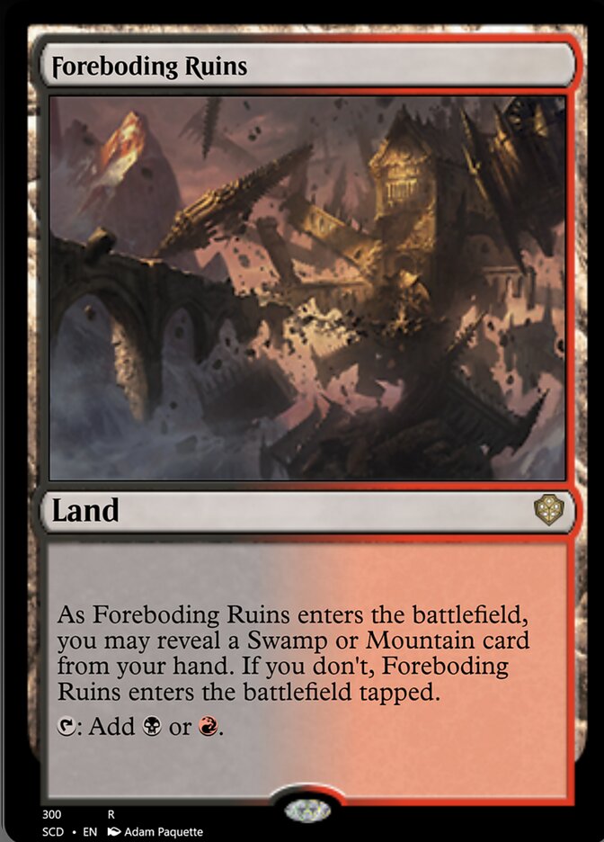Foreboding Ruins [Starter Commander Decks] | Good Games Cannington