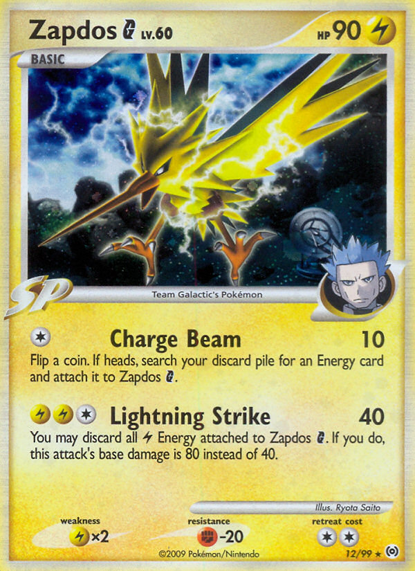Zapdos G (12/99) [Platinum: Arceus] | Good Games Cannington