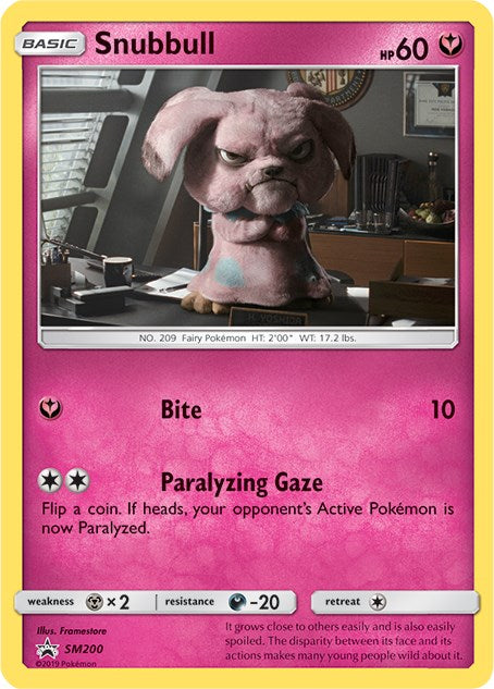 Snubbull (SM200) [Sun & Moon: Black Star Promos] | Good Games Cannington