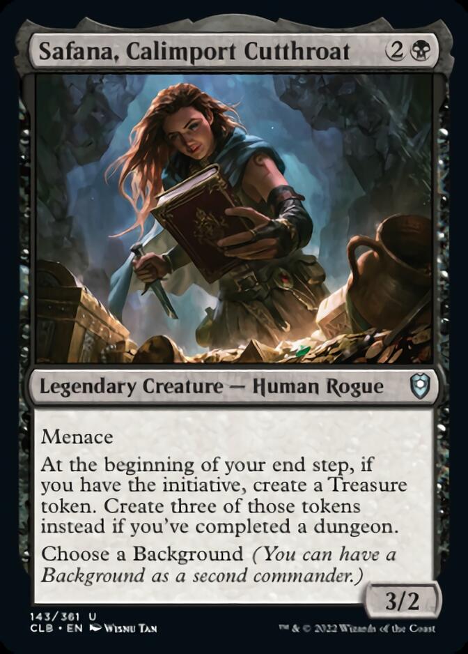 Safana, Calimport Cutthroat [Commander Legends: Battle for Baldur's Gate] | Good Games Cannington