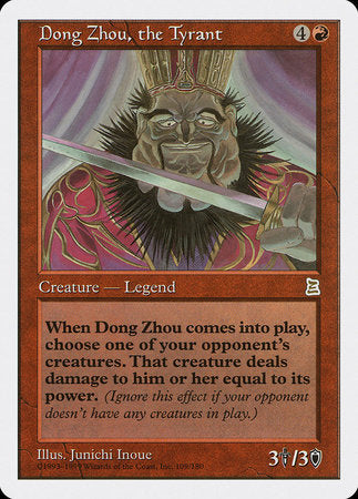 Dong Zhou, the Tyrant [Portal Three Kingdoms] | Good Games Cannington