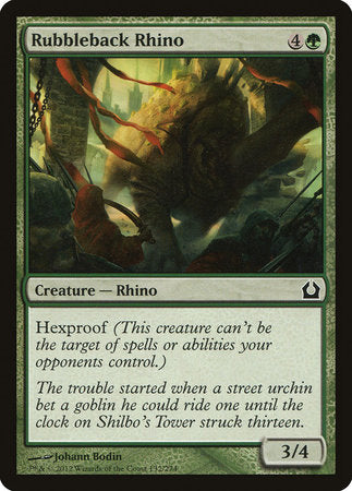 Rubbleback Rhino [Return to Ravnica] | Good Games Cannington