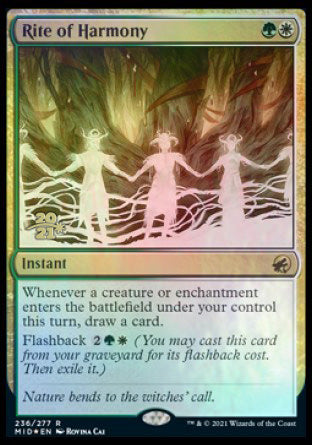 Rite of Harmony [Innistrad: Midnight Hunt Prerelease Promos] | Good Games Cannington