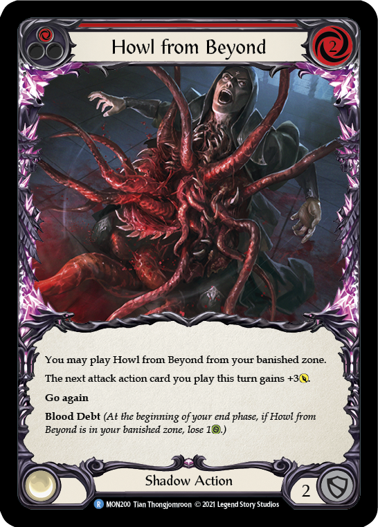 Howl from Beyond (Red) [MON200] 1st Edition Normal | Good Games Cannington