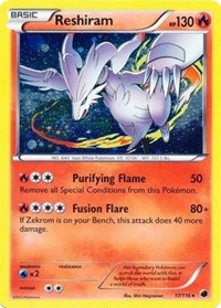 Reshiram (17/116) (Cosmos Holo) [Black & White: Plasma Freeze] | Good Games Cannington
