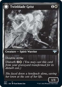 Twinblade Geist // Twinblade Invocation [Innistrad: Double Feature] | Good Games Cannington