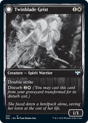 Twinblade Geist // Twinblade Invocation [Innistrad: Double Feature] | Good Games Cannington