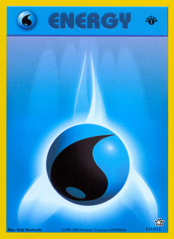 Water Energy (111/111) [Neo Genesis 1st Edition] | Good Games Cannington