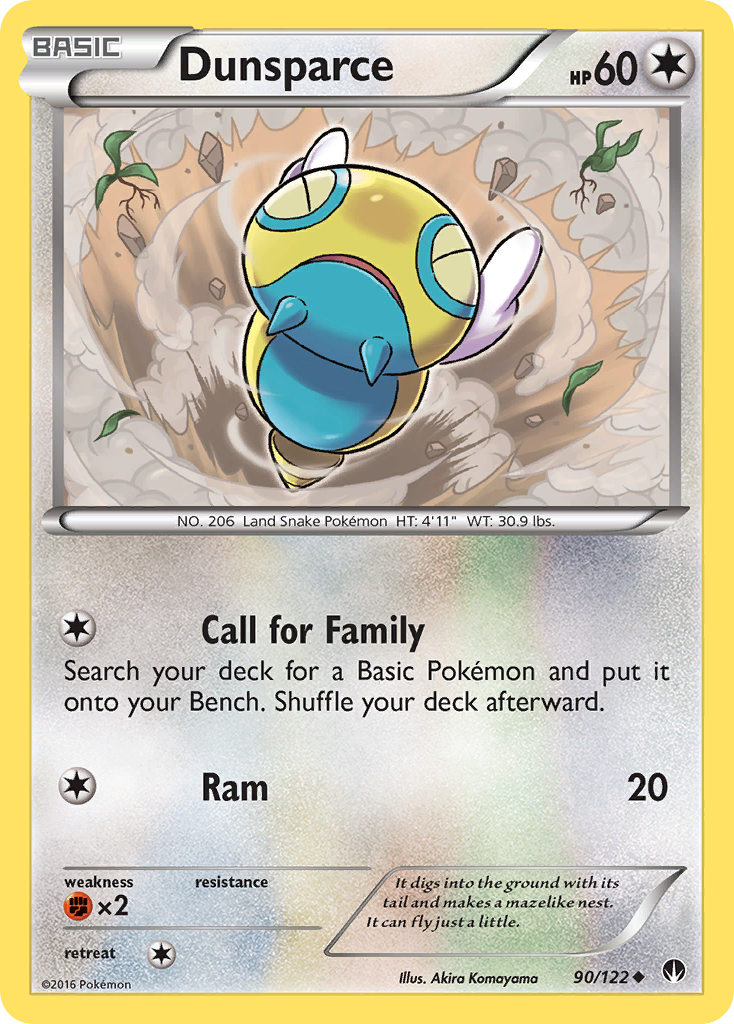 Dunsparce (90/122) [XY: BREAKpoint] | Good Games Cannington