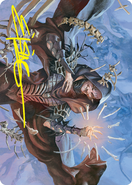 Valentin, Dean of the Vein Art Card (Gold-Stamped Signature) [Strixhaven: School of Mages Art Series] | Good Games Cannington