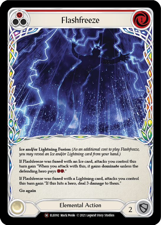 Flashfreeze [U-ELE092] Unlimited Rainbow Foil | Good Games Cannington