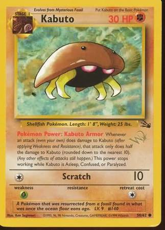 Kabuto (50/62) (W Stamped Promo) [Fossil Unlimited] | Good Games Cannington