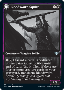 Bloodsworn Squire // Bloodsworn Knight [Innistrad: Double Feature] | Good Games Cannington