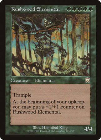Rushwood Elemental [Mercadian Masques] | Good Games Cannington