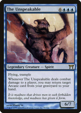 The Unspeakable [Champions of Kamigawa] | Good Games Cannington