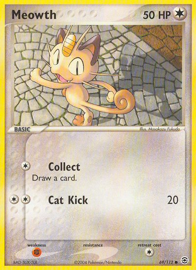 Meowth (69/112) [EX: FireRed & LeafGreen] | Good Games Cannington