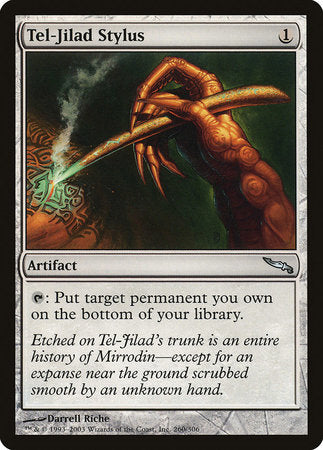 Tel-Jilad Stylus [Mirrodin] | Good Games Cannington