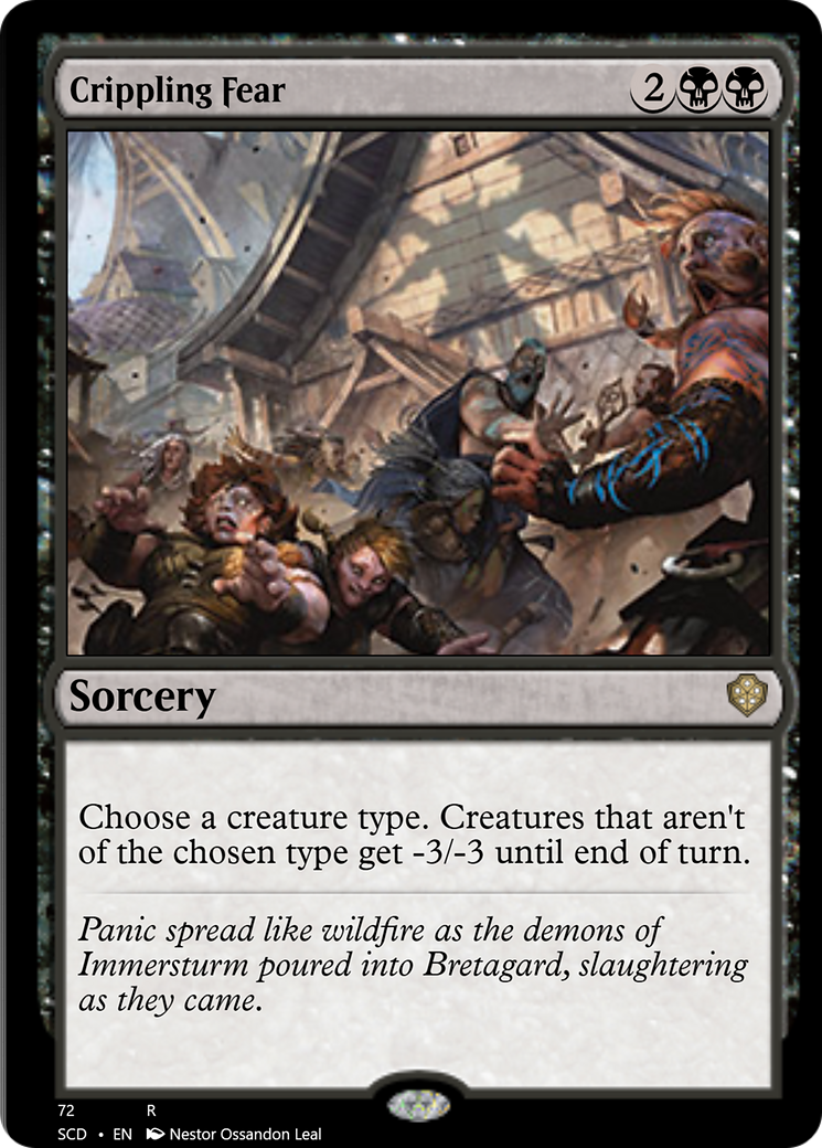 Crippling Fear [Starter Commander Decks] | Good Games Cannington