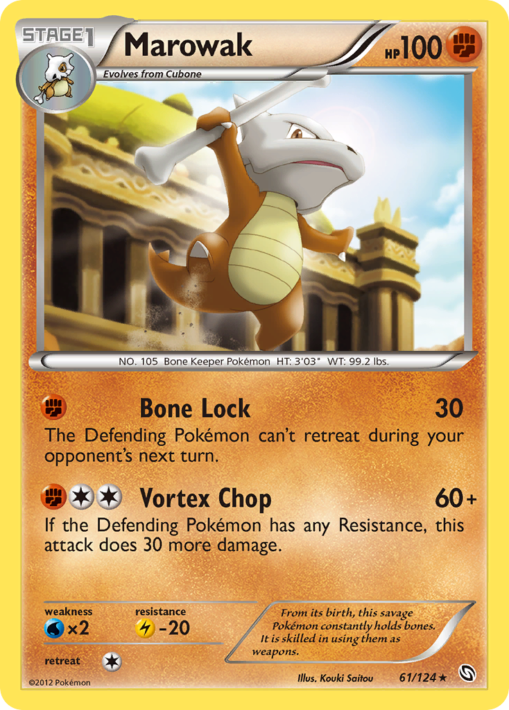 Marowak (61/124) [Black & White: Dragons Exalted] | Good Games Cannington